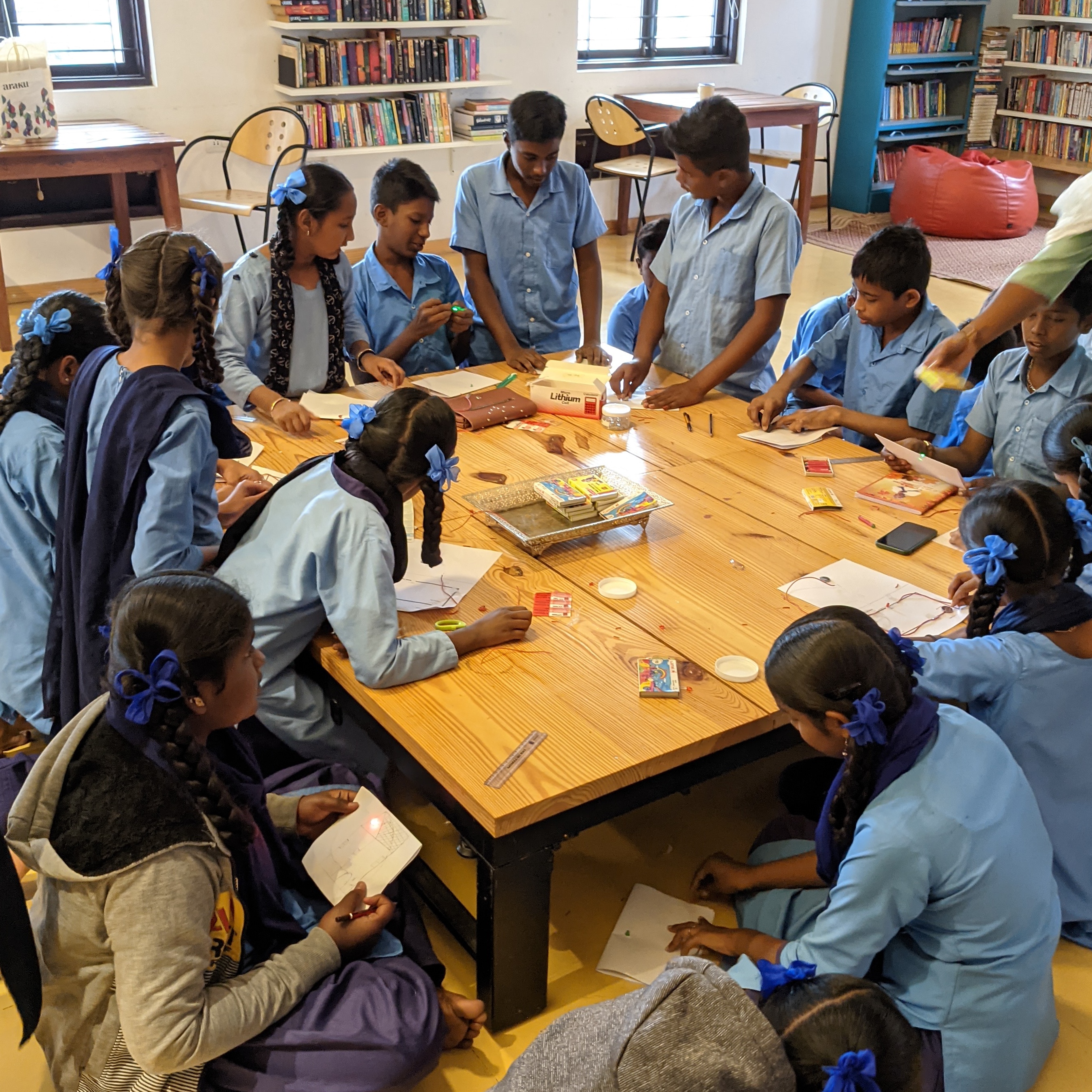 Students exploring STEM